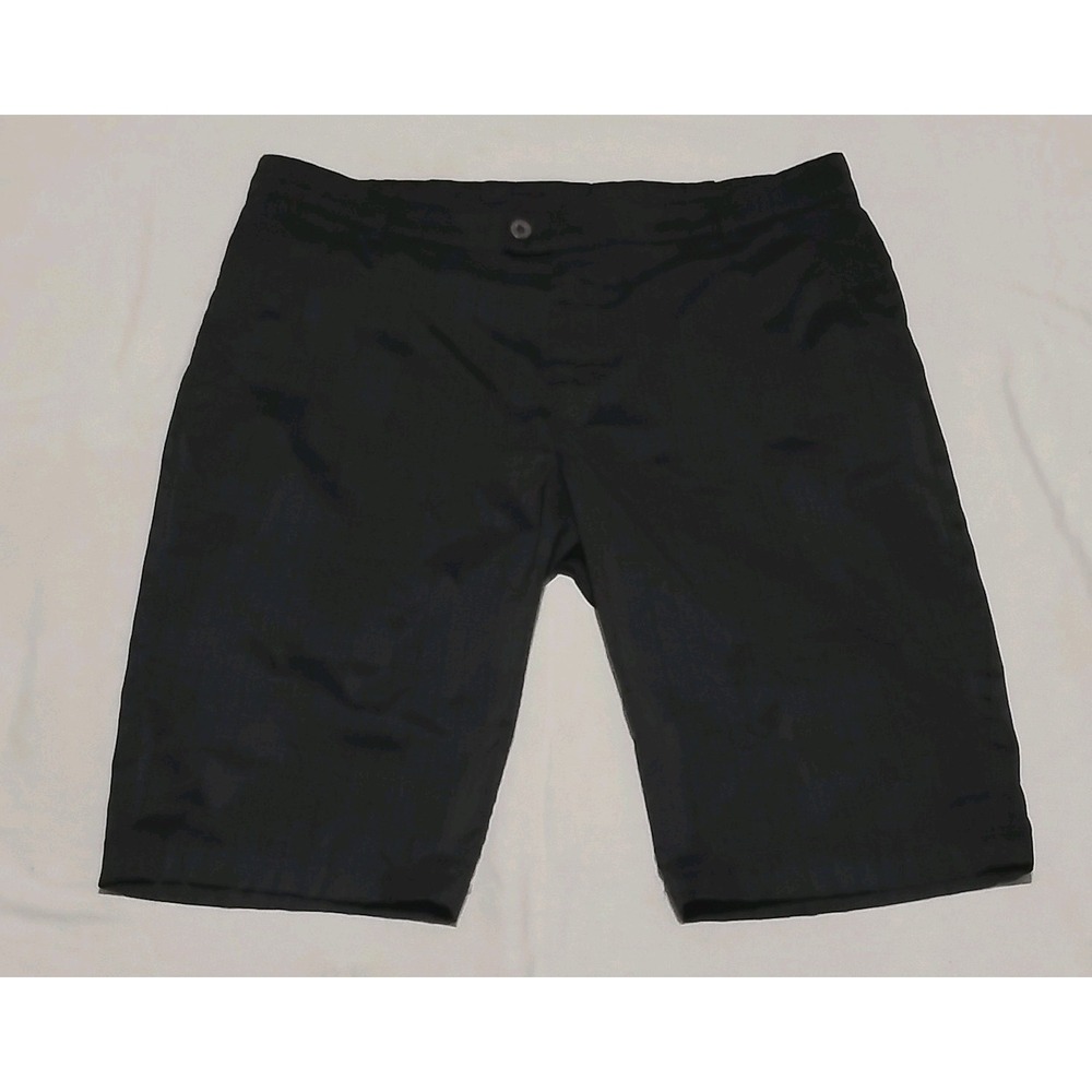 Abacus Sportswear Men's Golf Shorts Grey Textured Pinstripe Performance STR